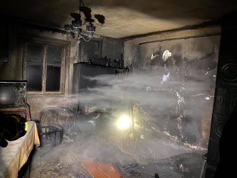 При пожаре во Львовской области погиб пожилой мужчина