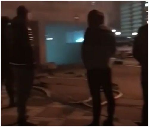 В Киеве горел паркинг. Появилось видео
