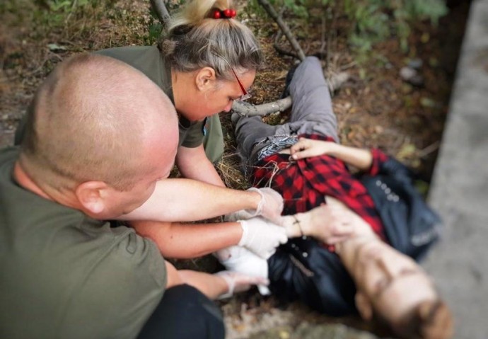 В одесском парке обнаружен мужчина с перерезанными венами