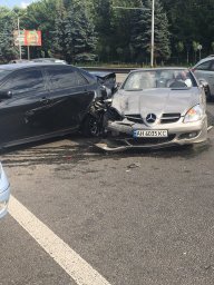 Возле входа в зоопарк ДТП. Видео, фото