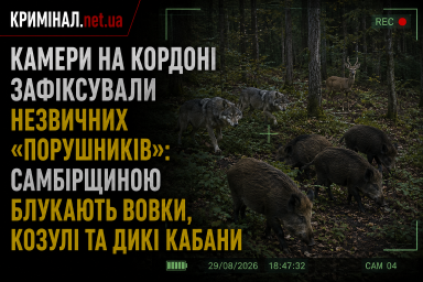 Камери на кордоні зафіксували незвичних «порушників»: Самбірщиною блукають вовки, козулі та дикі кабани Камери на кордоні зафіксували незвичних «порушників»: Самбірщиною блукають вовки, козулі та дикі кабани