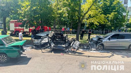 Масштабное ДТП в Запорожье. Появилось видео