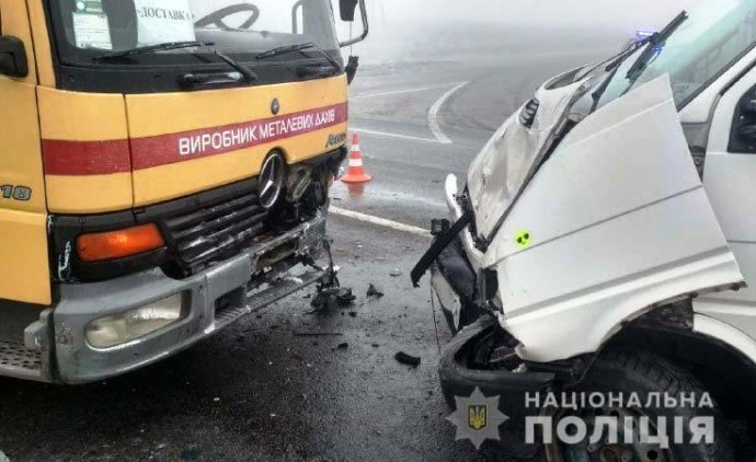 Масштабное ДТП в Ровненской области