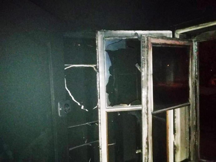 В Запорожье при пожаре погиб мужчина