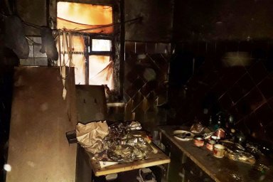 При пожаре в Днепре погиб мужчина