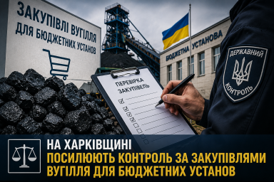 На Харківщині посилюють контроль за закупівлями вугілля для бюджетних установ