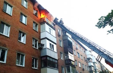 При пожаре в Полтаве погибла женщина
