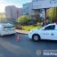 В Вишневом водитель сбил полицейского. Появилось видео