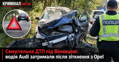 Смертельна ДТП під Вінницею: водія Audi затримали після зіткнення з Opel