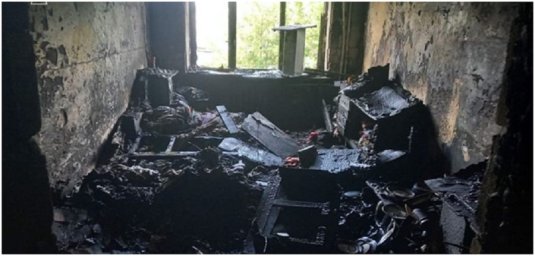 На Харківщині під час пожежі у гуртожитку загинула неповнолітня дівчина