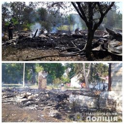 В Арцизе мужчина совершил двойной поджог. Появилось видео