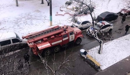 В Харькове при пожаре погиб мужчина