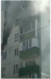 В Одессе горит многоэтажный дом. Появилось видео