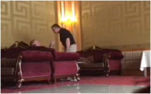 Появилось видео избиения в Одессе лидера Совета безопасности Марка Гордиенко