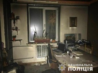 В Здолбунове расследуют поджог офиса