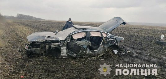 В ДТП в Харьковской области пострадали шесть человек. Появилось видео