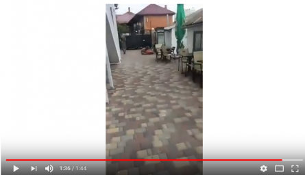 В Бердянске застрелен Виталий Олешко, известный как Сармат. Видео с места убийства