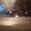 Появилось видео автомобиля загоревшегося в Одессе