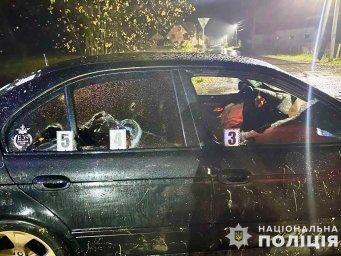 На Закарпатті двоє чоловіків потрощили чужу автівку