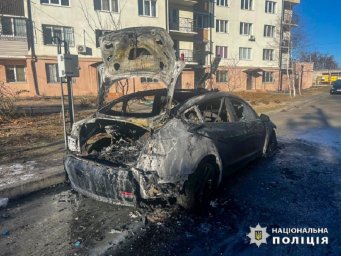 У селі Мила чоловік через сімейний конфлікт підпалив автомобіль