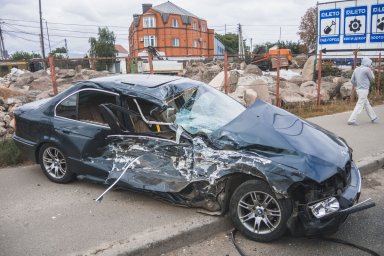 ДТП на Окружной дороге в Киеве. Появилось видео