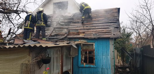 При пожаре в Харьковской области погиб пожилой мужчина