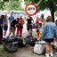 В Киеве автомобиль сбил мотоциклиста и скрылся с места происшествия. Фото