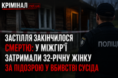 Застілля закінчилося смертю: у Міжгір’ї затримали 32-річну жінку за підозрою у вбивстві сусіда Застілля закінчилося смертю: у Міжгір’ї затримали 32-річну жінку за підозрою у вбивстві сусіда