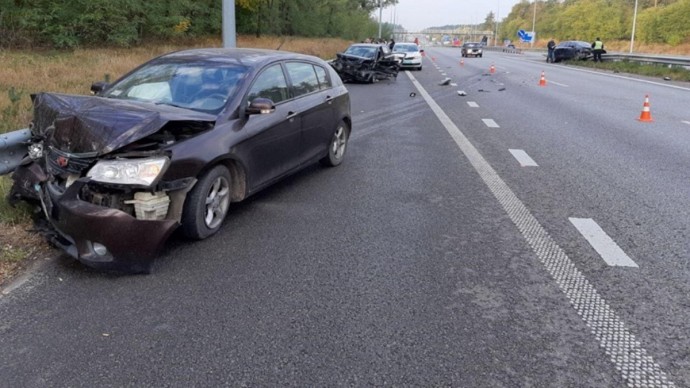 Масштабное ДТП на трассе «Киев-Чоп»