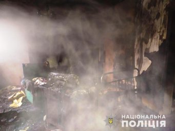 При пожаре под Добропольем погиб мужчина