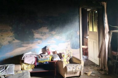 При пожаре в Днепропетровской области погиб пожилой мужчина