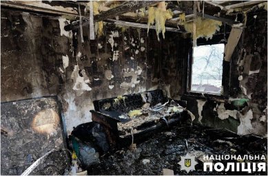 В селі Піски на Полтавщиі під час пожежі загинув чоловік