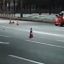 В Киеве на переходе автомобиль сбил подростка. Появилось видео