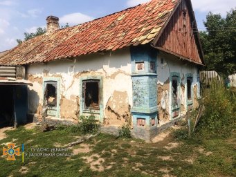 При пожаре в Запорожской области погибла женщина