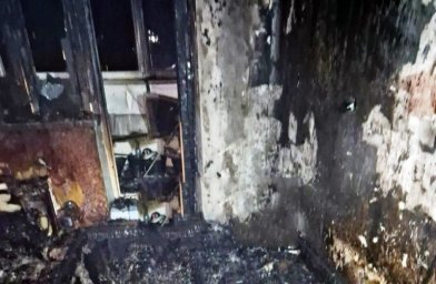 При пожаре в Кременчуге погиб мужчина