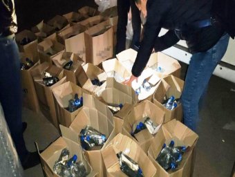В Кривом Роге изъята крупная партия безакцизного алкоголя