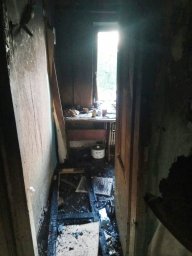 В Харькове при пожаре погиб мужчина