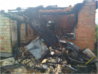 Под Киевом во время пожара в частном доме сгорел мужчина
