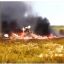 Появилось видео с места столкновения вертолетов Ми-8 в Красноярском крае
