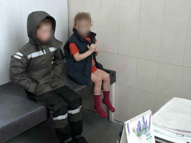 В Дружковке мужчина оставил своих детей на городском рынке
