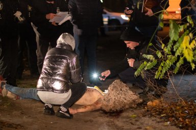В Киеве обнаружен труп мужчины. Появилось видео