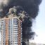 Пожар в новостройке в Киеве