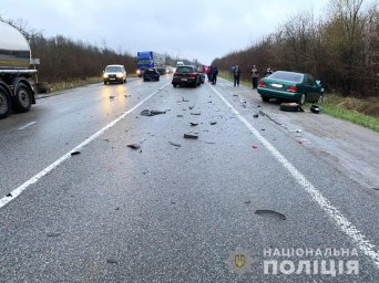 Масштабное ДТП в Ровенской области