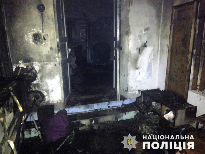 В Геническе мужчина поджег дом из-за ссоры с женой