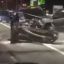 Появилось видео лобового столкновения автомобилей в Буче