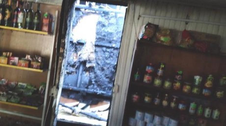 Пожар в магазине в Белгород-Днестровском