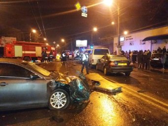 Масштабное ДТП в Одессе. Появилось видео
