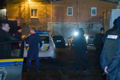 Перестрелка на автостоянке в Днепре