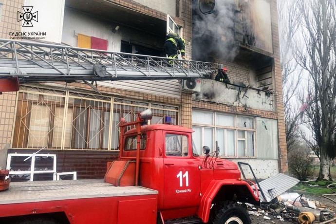 В Кривом Роге в результате взрыва газа пострадали десять человек