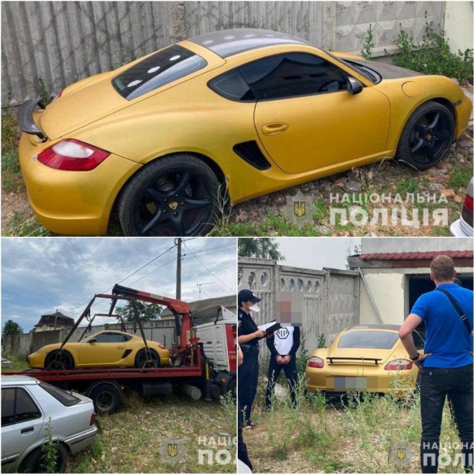 В Киеве ​на Дарнице строитель с помощью услуги эвакуатора угнал Porcshe иностранца